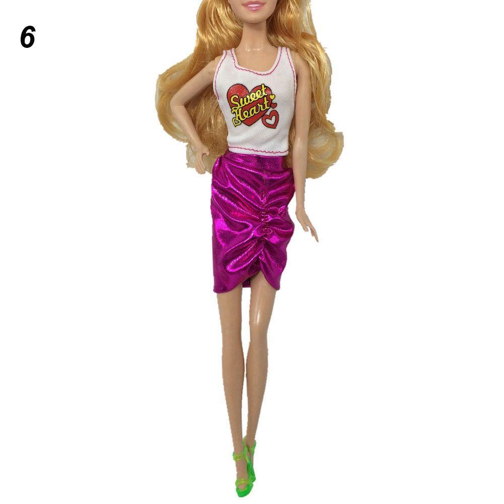

Newest Kids Gift Toy DIY Girl Clothes Casual Wear Doll Accessories Dolls Dress 6