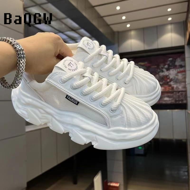 Fashion Chunky Sneaker for Men Mesh Breathable Sneakers Running Shoes Fashion Casual Designer Increased Platform Sport Shoes