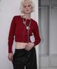 Rosefrantz Classic Knit Cardigan [Burgundy]
