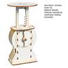 Yousheng 1 Set DIY Gravities Scale Model Kit Handmade Wooden Puzzle Platform Balance Building Crafts Kids STEM Educational Science Experiment Toy