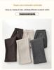 Women's High-Waist Elastic Stretch Pants - Winter Thickened, Loose Straight Fit for Middle-Aged & Elderly