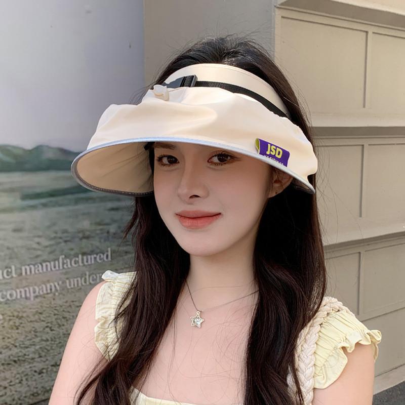 Sun Hat With Large Brim For Summer Uv Protection Breathable Polyester For Women And Girls