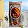 Galatasaray Personalized Name Beach Towel Super Soft Absorbent Ideal For Travel Outdoor Swim Pool Yoga Surf Camping Hiking Gym Gift Holiday