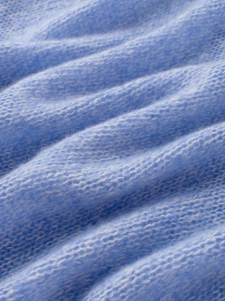 Damen Weicher Kaschmir Strickpullover - Rundhalsausschnitt, Lockere Passform, Einfarbiger Pullover für Herbst/Winter