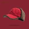 Cozy Retro Bomber Hat Suede Material Warm Fleece Flying Hat Thickened Design Windproof Ear Fleece Hat Winter for Men and Women