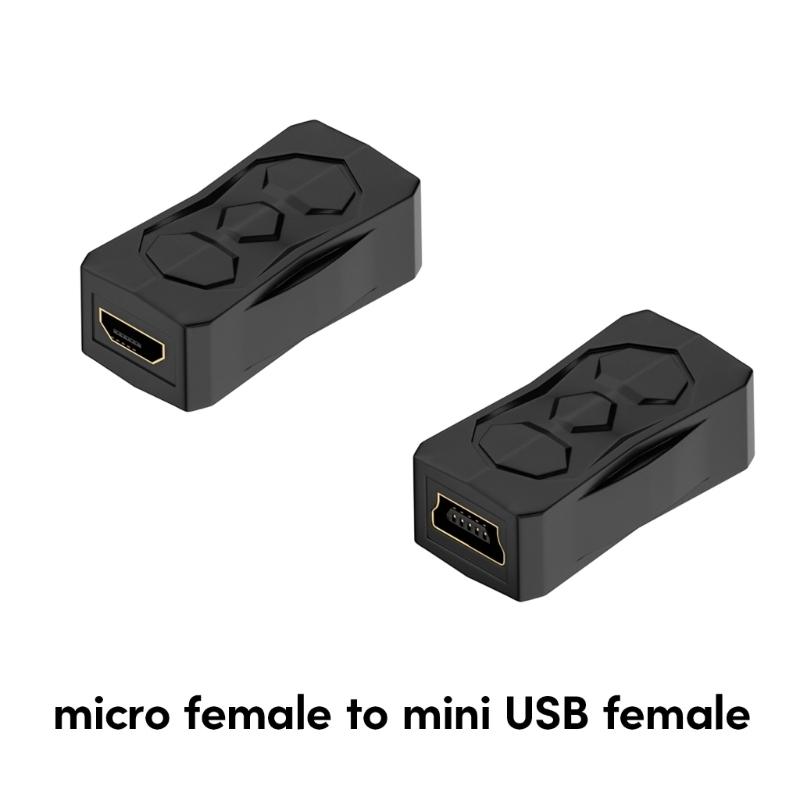 USB Male Female To Micro Mini USB Male Adapter Connector Micro USB Charger Adapter for Samsung Xiaomi Redmi Huawei Converter