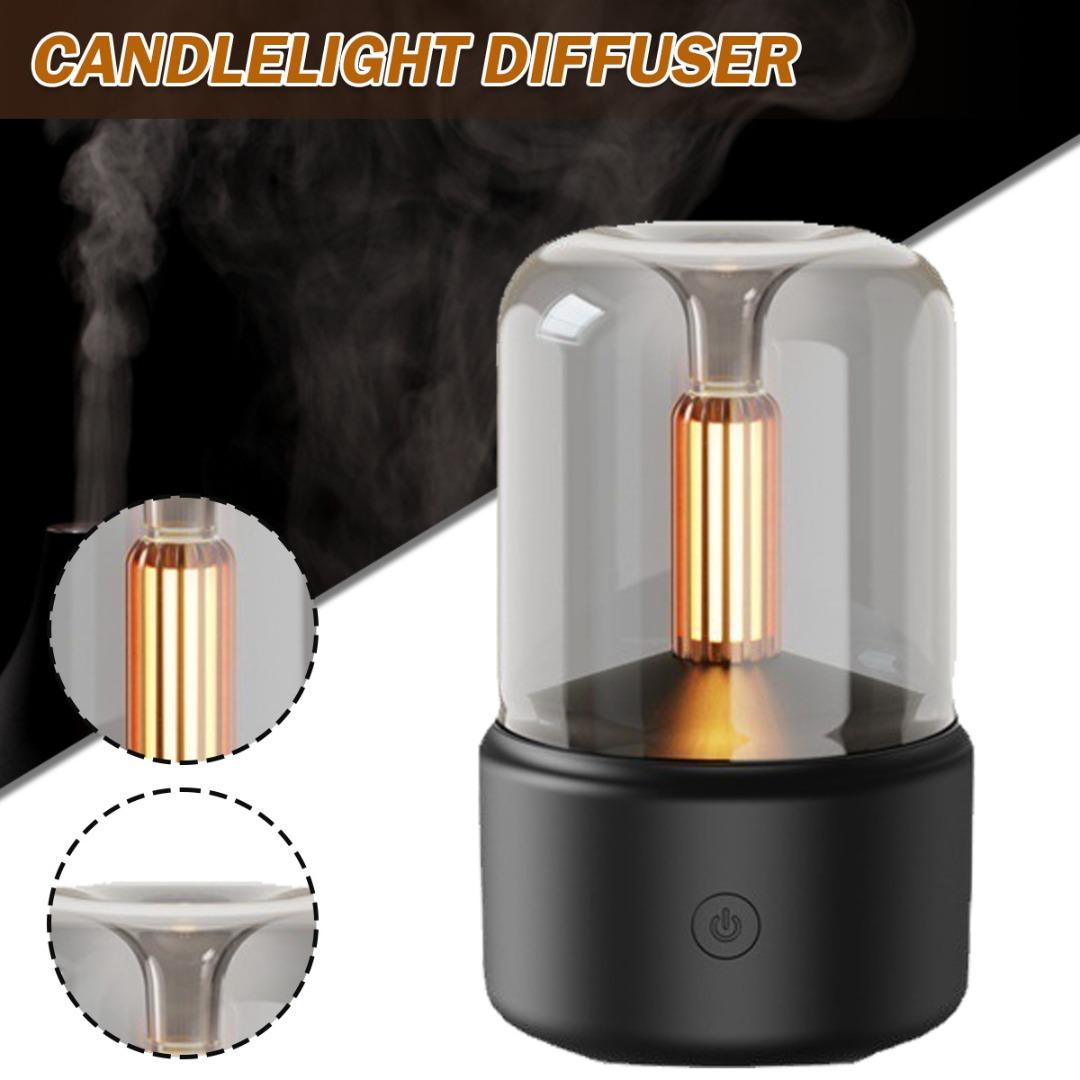 

PDTO ретро стиль свечи аромат диффузор USB увлажнитель воздуха для офиса дома йога