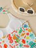 European & American Women's Slimming Halter One-Piece Swimsuit with Print