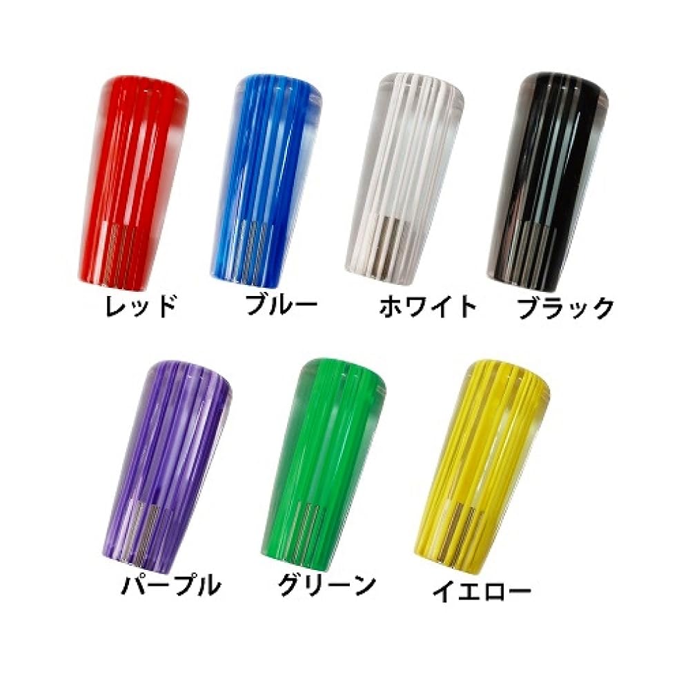 Retro Striped Shift Black Knob, 100mm, Line, MM75-0010-BK