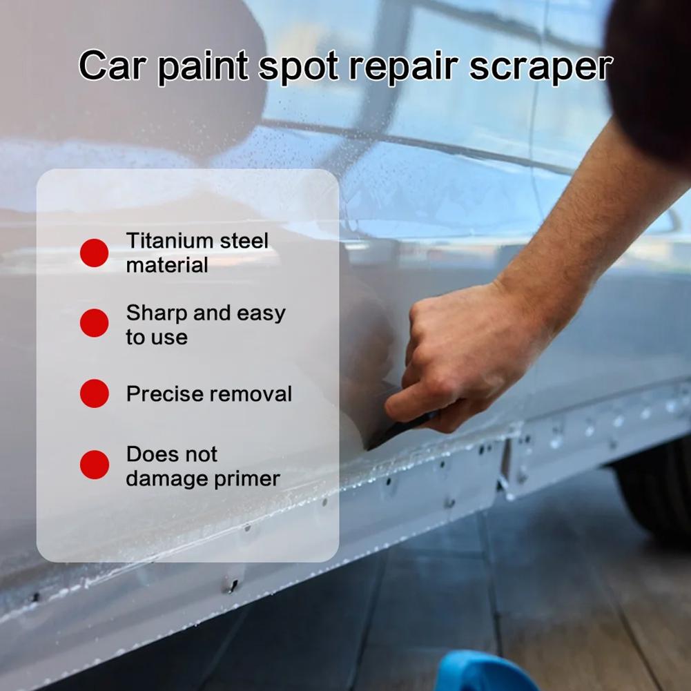 Car Polishing Scratch Repair Scraper Sagging Varnish Paint Stains Removal Car Surface Repair Professional Polishing Tool