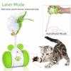 2 Play Mode Automatic Mouse Car Cat Toy Infrared Laser Cat Teasing Toy  Interactive Game