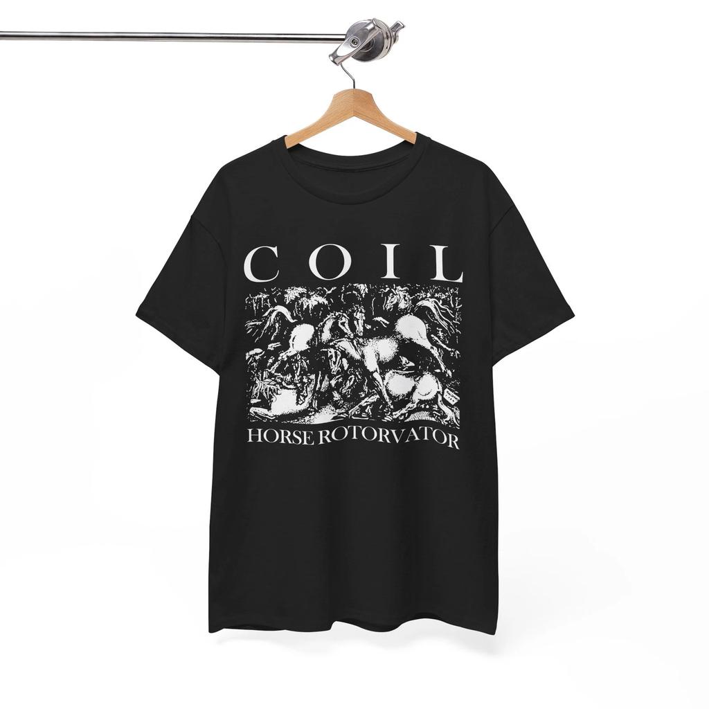 Coil Horse Rotorvator T-shirt, Unnatural History, Throbbing Gristle Psychic TV