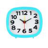 Sveglia Quadrata Creativa Senza Ticchettio Numero Silenzioso Orologi da Camera Comodino Ufficio Arredamento Casa Orologi al Quarzo a Batteria