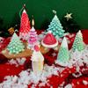 DIY Julgran Ljus Silikonformar Tall 3D-form För Handgjord Ljustillverkning Aromaterapi Gipsformar Julpyssel