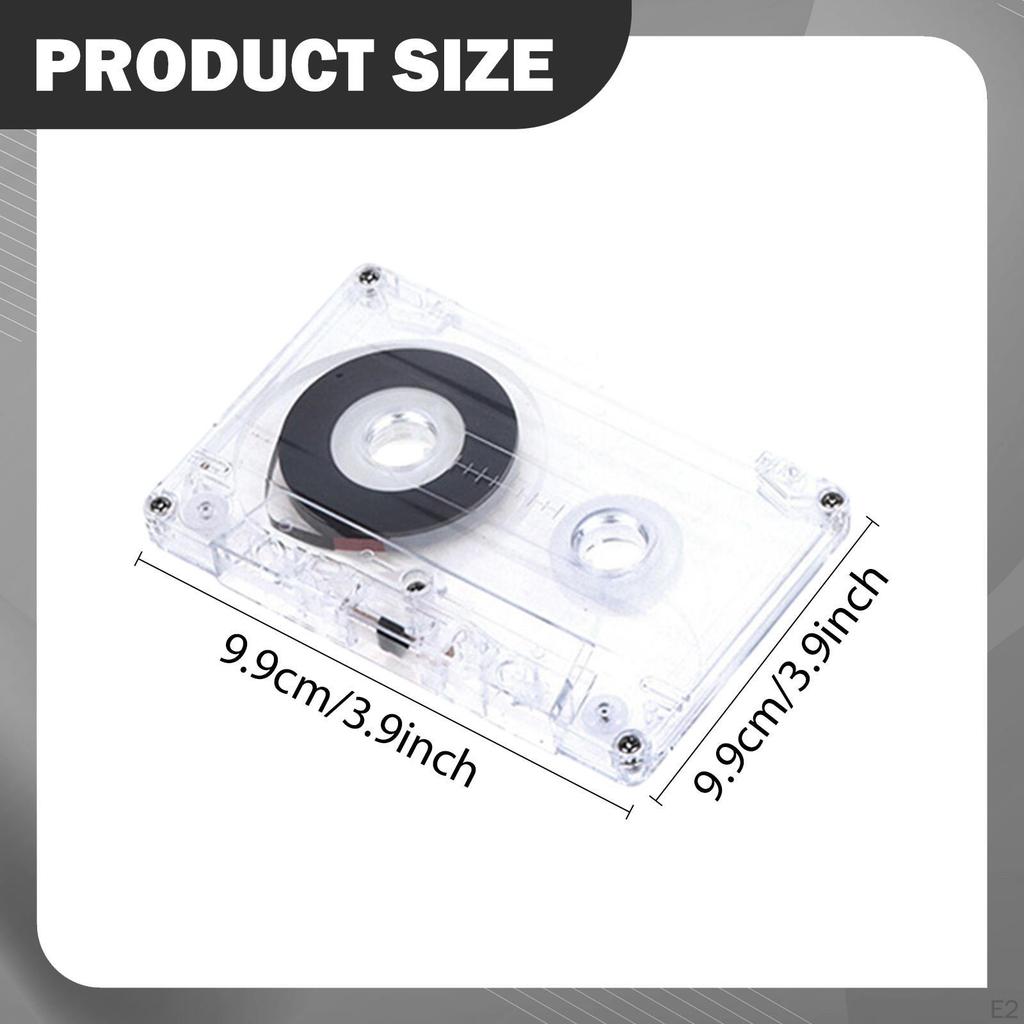 Blank Audio Cassette, Professional, Recordable Cassette for Lectures, Seminars, Studio