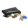 Zipper Small Cowhide Wallets Multi Card Slots Pu Coin Purse Elegant Lipstick Storage Bag  Women