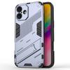 For iPhone 16 Plus Case PC+TPU Shockproof Phone Cover with Kickstand