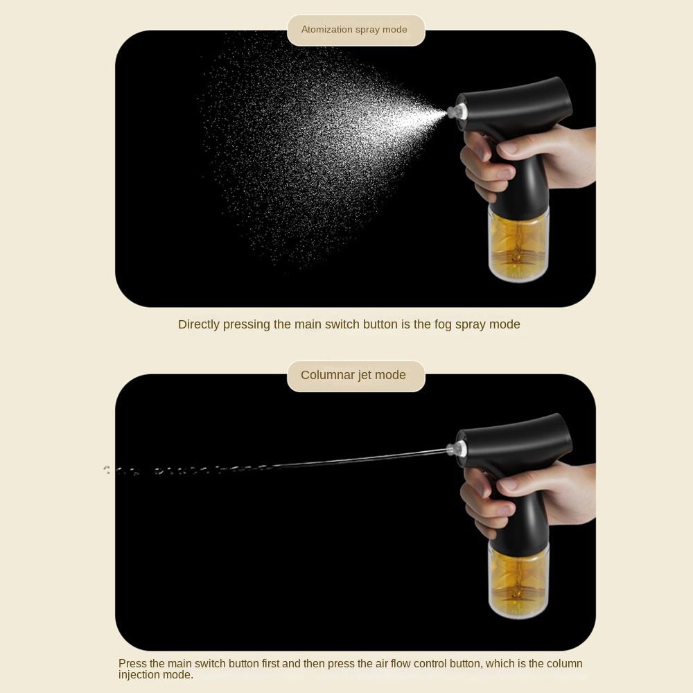 Leak-proof Vinegar Sauce Sprayer with Lights Glass Oil Spritzer Cooking Oil Dispenser  BBQ