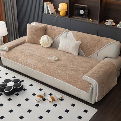 Nordic Jacquard Sofa Cover Shu Velveteen Couch Cover Living Room Sofa Cushion Non-slip Sofa Towel L-shaped Couch Protective Case