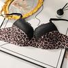 Leopardenmuster Übergröße BH mit femininem Gefühl Raffinierter BH mit Bügeln Dessous