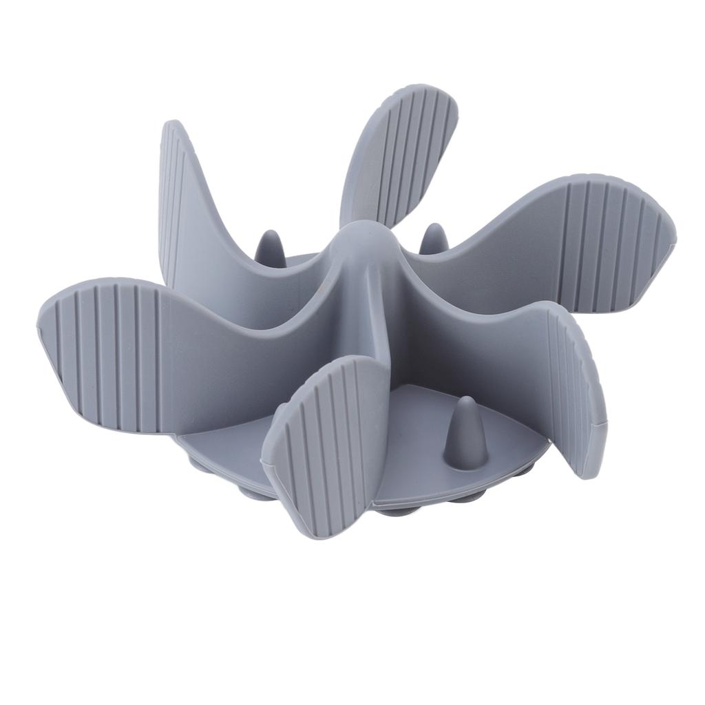 Slow Feeder Dog Bowls Insert Silicone Cuttable Slow Feeder Insert with Strong Suction Cups Base for Various Dog Bowls