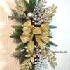 Nordic Christmas Staircase Garland Ornament for Home Decoration
