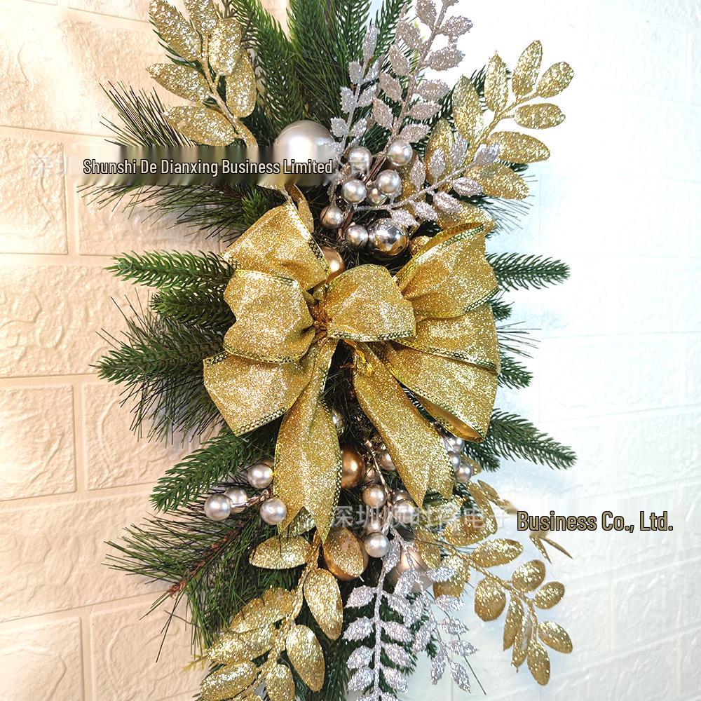 Nordic Christmas Staircase Garland Ornament for Home Decoration