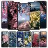 Flower Sea Pink Cherry Blossom Case For Oppo Reno14 Reno13 Reno12 11 F 10 Find X5 X9 Pro A54 5G A53 A9 A16 A78 4G A80 A98 Cover