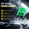 V20 Keychain EDC LED Flashlight Head Swivels Type-C Rechargeable Magnet Torch Buzzer Work Light with Clip Magnet Lantern