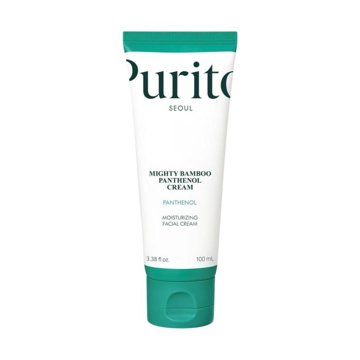PURITO SEOUL Mighty Bamboo Panthenol Cream 100ml – Barrier Repair & Deep Hydration Moisturizing Face Cream