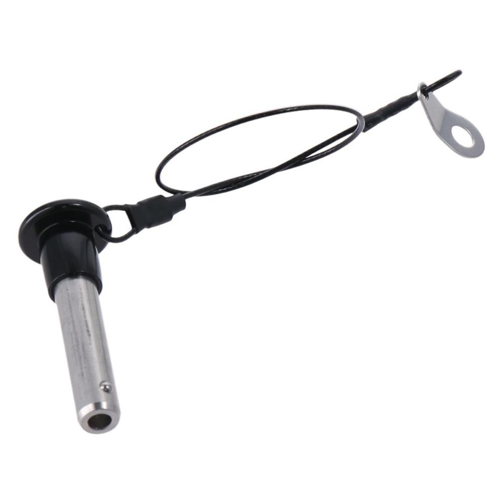 Stainless Steel Grip Push-Button Locking Quick Release Pin with 25cm Wire Ball Locking Pins