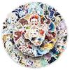 50pcs Cute Genshin Impact Stickers For Laptop Anime Game Decals Luggage Guitar Skateboard Stationery Children'S Sticker Perfect Toy