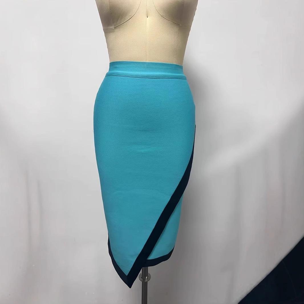 

European & American Fashion: Sexy Hip-Hugging Midi Skirt for Women Medium