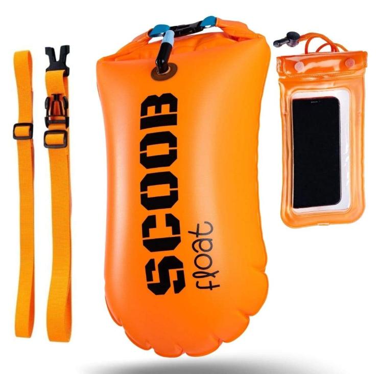 15L Capacity Dry Bag Ready for Ship Waterproof Swimming Buoy Bag Safety Buoy for Open Water розовый