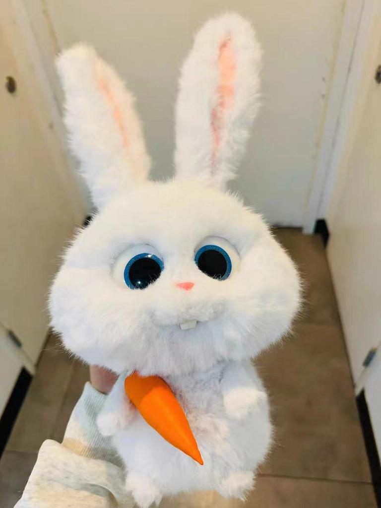 Tegneserie Langøret Kanin Sjef Plysjpute Dukke - Søt Gave til Jenter