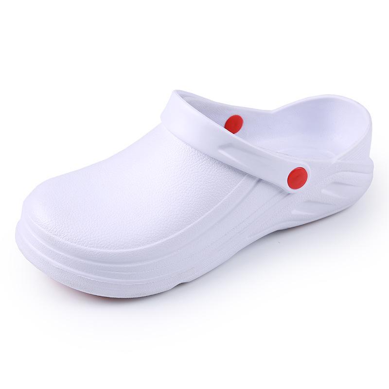 

Chef Safety Shoes: Non-Slip, Waterproof, Oil-Resistant Work Shoes with Insoles, S085
