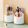 House of Vipa 360° Rotating Makeup Brush Holder, Cosmetic Brush Storage Box, Dressing Table Makeup Organizer, Makeup Pouch for Efficiently Storin
