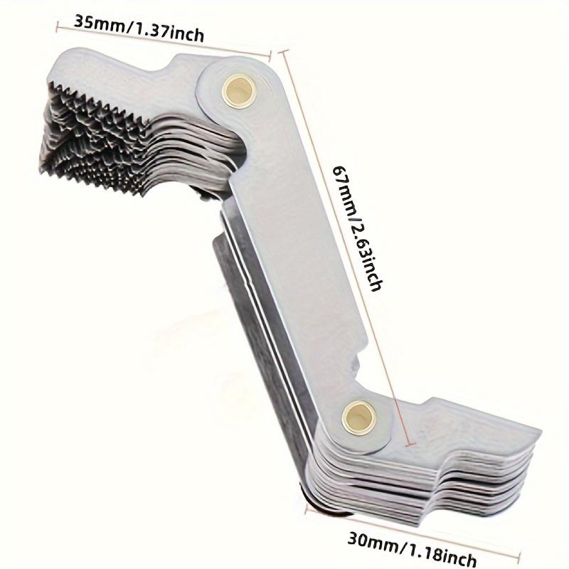 52 metrische und zöllige Gewindemesslehren - Perfekt für Industriewerkzeuge - Eisenkonstruktion