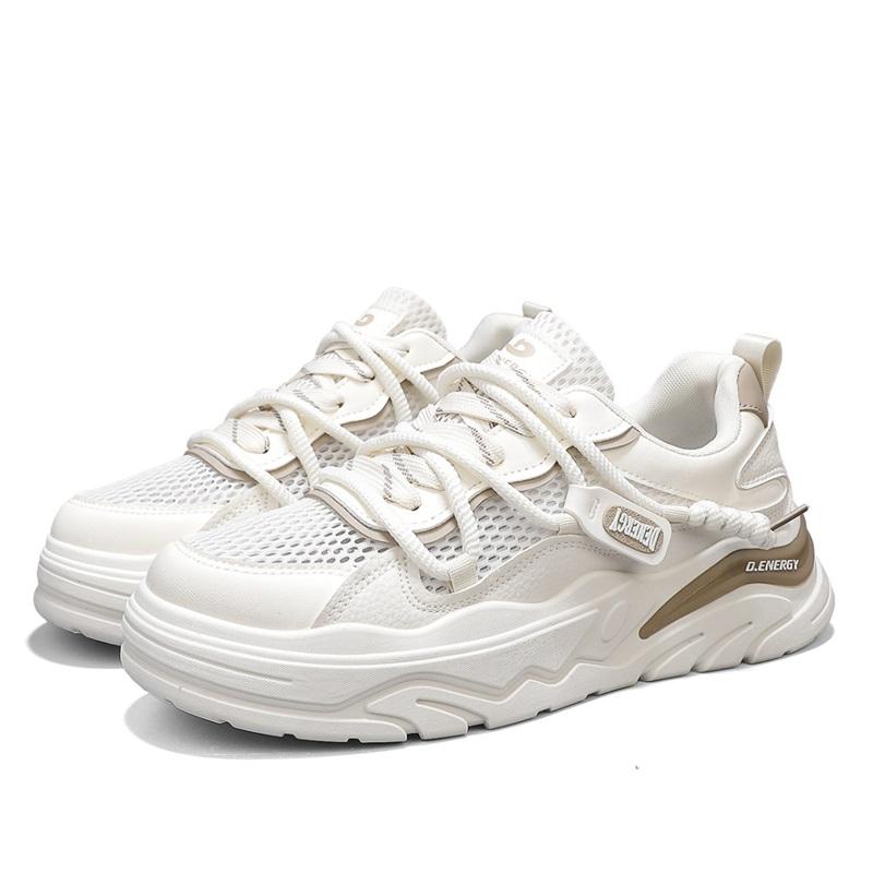 Men's shoes summer mesh breathable thick sole height increasing versatile casual sports shoes Korean version trendy men's shoes