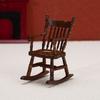 Doll House Rocking Chair Model Realistic Dollhouses Rocking Chair Realistic Play Chair Realistic 1:12 Model Toy