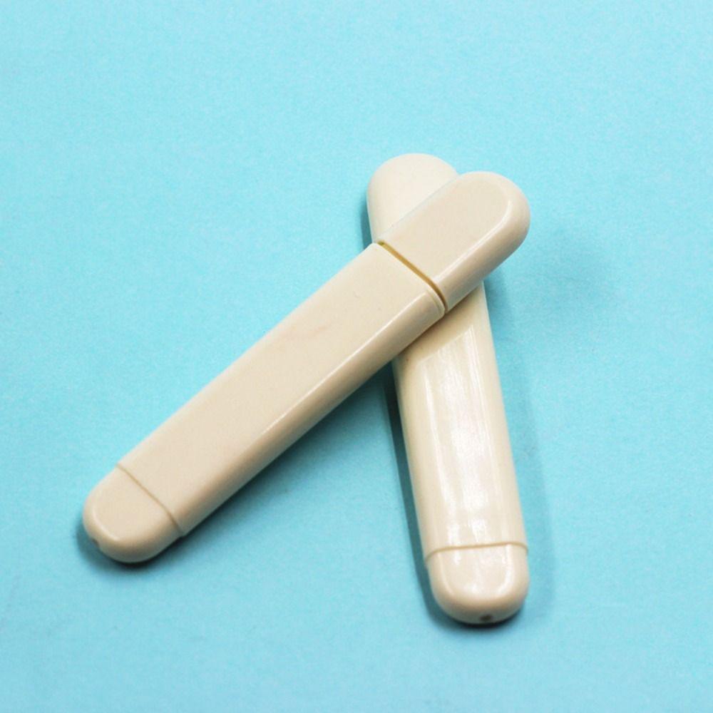 2 STÜCK Auslöschbare Näh-Patchwork-Kreide Kunststoffabdeckung Nähzubehör DIY-Werkzeug Schneiderkreide Zuhause