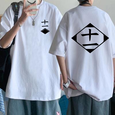 Animation Printed T-Shirt Men'S And Women'S Trend Short-Sleeved Shirt