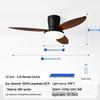 2025 Silent Nordic Ceiling Fan Light for Small Apartments & Bedrooms
