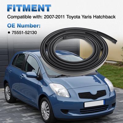 75551-52130 Tiras de Goteo de Techo para Toyota Yaris Hatchback 4 Puertas 2006-2011 Accesorios para Automóvil 7555152130