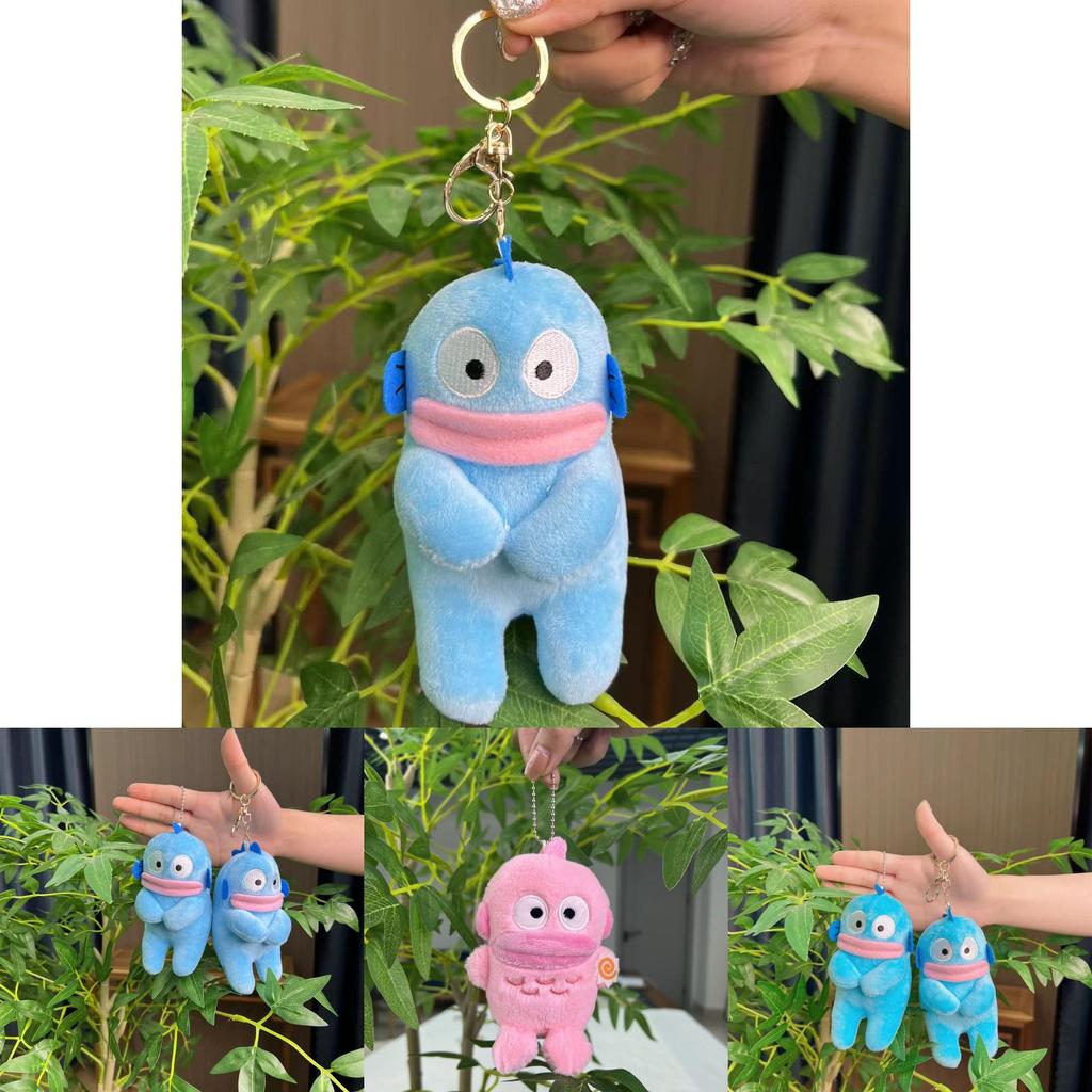 Adorable Plush Fish Monster Keychain Soft Toy With Cute Cartoon Design For Kids
