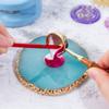Double-Headed Seal Wax Stamp Scraper Heat Resistant Multifunctional Dip Spoon Powder Cleaning Silicone Spoon Stirring Mixing Rod