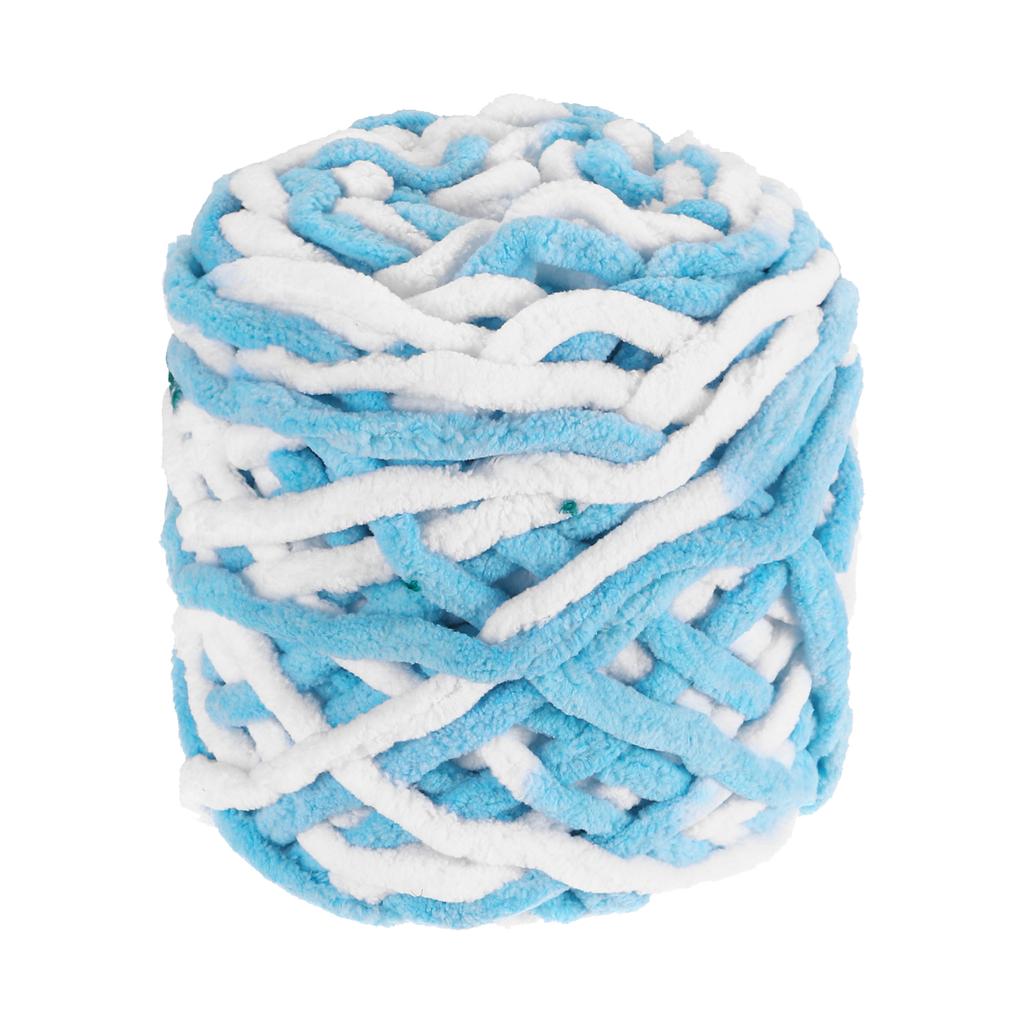 Chenille Chunky Yarn Plush Bulky Thick Fluffy for Crochet Soft Velvet Blanket for Sweater Hand Knitting Crocheting 45 M/49 Yard