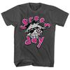 2025 New Green Day Green Day Band THE SAVIORS TOUR Cartoon Rock Men's Short T-Shirt Harajuku Mens T Shirts