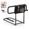 Bed Rails for Elderly Adults Folding Bed Side Assist Rail for Seniors, Length & Height Adjustable