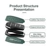 Metal Leather Car Key Case Protection Cover for BYD Atto 3 Song Plus Seal Han EV Dolphin Qin Plus U Dmi Yuan Pro Car Accessories
